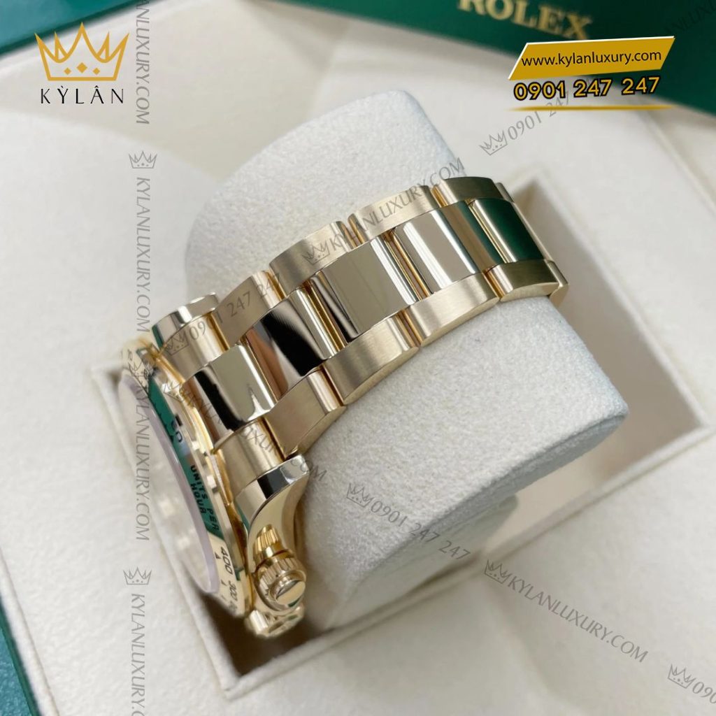 Kỳ Lân Luxury Dong ho Rolex Cosmograph Daytona 40 126508 0006 mat so cang Champagne den 3 Đồng hồ Rolex Cosmograph Daytona 40 126508-0006 mặt vàng Champagne