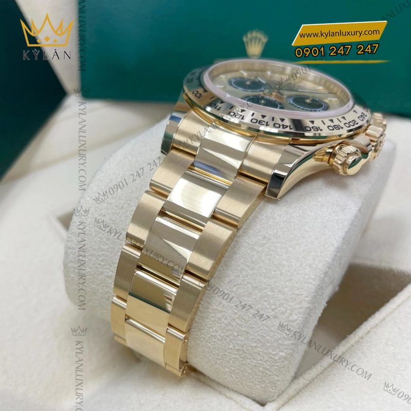 Đồng hồ Rolex Cosmograph Daytona 40 126508-0006 mặt vàng Champagne