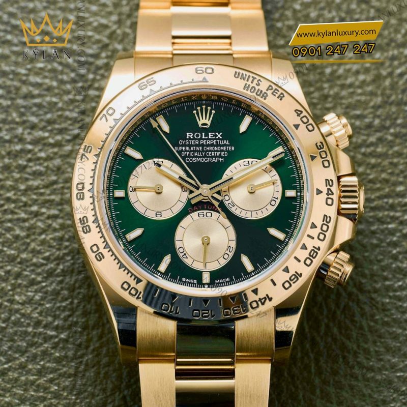 Đồng hồ Rolex Cosmograph Daytona 40 126508 mặt xanh lá cây