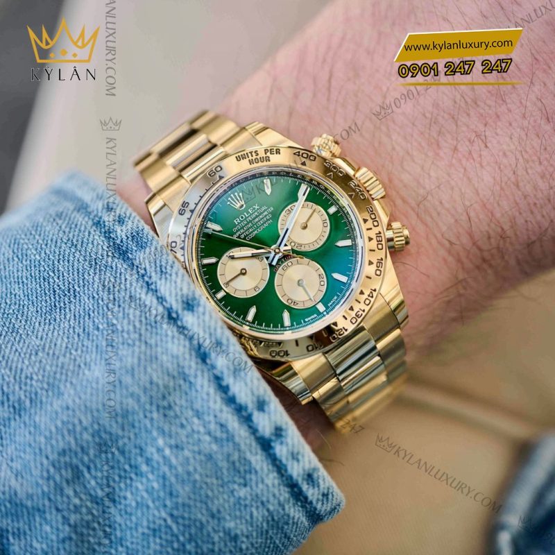 Đồng hồ Rolex Cosmograph Daytona 40 126508 mặt xanh lá cây