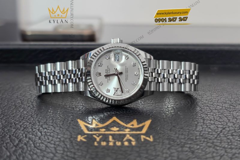 Đồng hồ Rolex Lady-Datejust 28 279174-0021 mặt số bạc