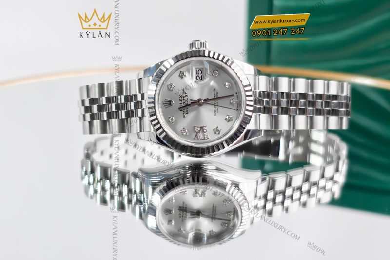 Đồng hồ Rolex Lady-Datejust 28 279174-0021 mặt số bạc