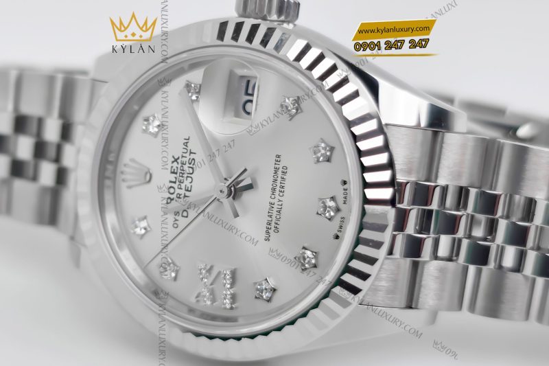 Đồng hồ Rolex Lady-Datejust 28 279174-0021 mặt số bạc
