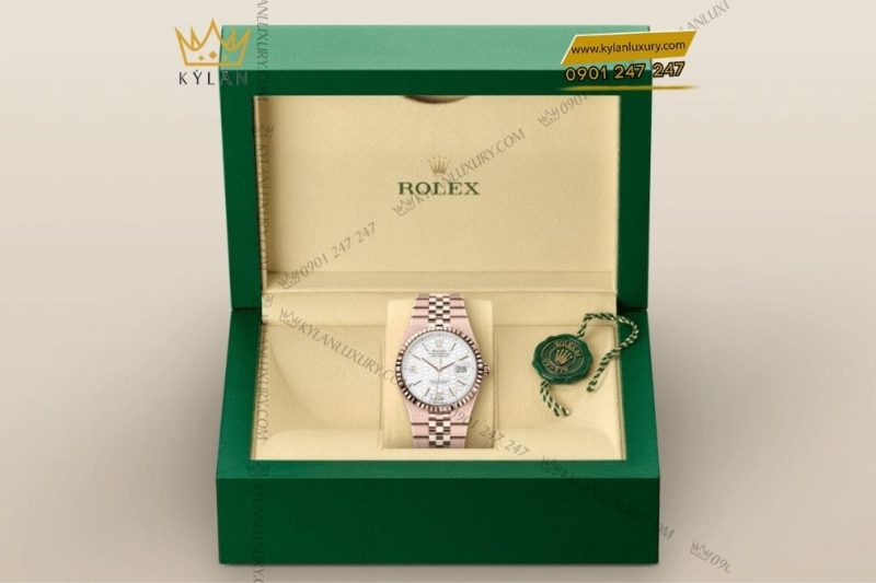 Đồng hồ Rolex Land-Dweller M127235-0001 vàng hồng 36mm