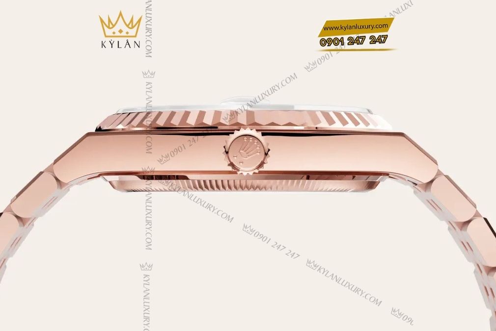 Kỳ Lân Luxury Dong ho rolex land dweller 36mm M127235 0001 Đồng hồ Rolex Land-Dweller M127235-0001 vàng hồng 36mm