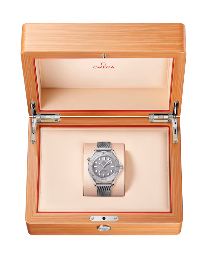 Kỳ Lân Luxury Omega seamaster diver 300m 1 Đồng hồ Omega Seamaster Diver 300M 42mm Steel on Steel