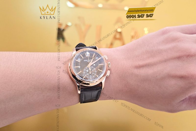 Đồng hồ Patek Philippe Complications 5905R 001 mặt số nâu