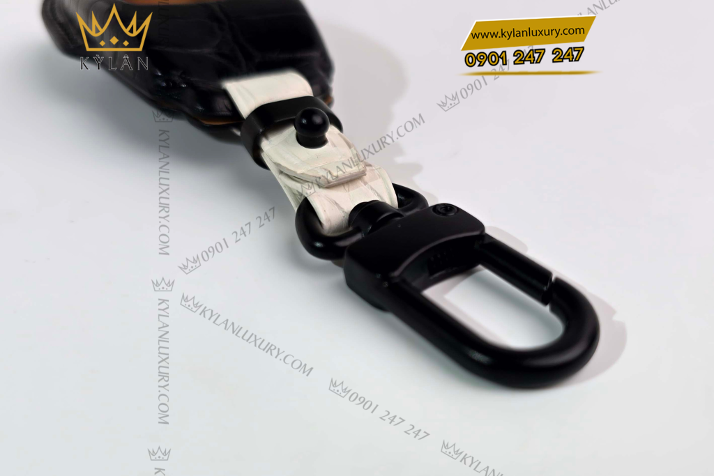 Kỳ Lân Luxury bao da chia khoa xe da ca alligator mercedes 5 Bao da chìa khóa xe da cá alligator Mercedes