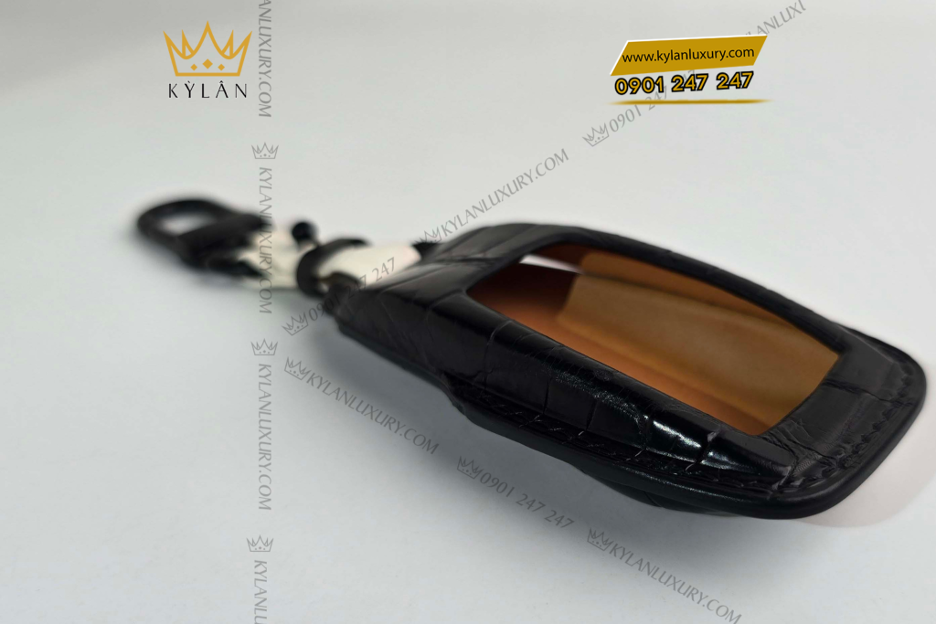 Kỳ Lân Luxury bao da chia khoa xe da ca alligator mercedes 6 Bao da chìa khóa xe da cá alligator Mercedes