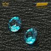Cặp đá quý Topaz Xanh Biển