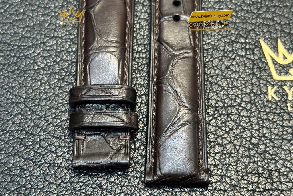 Kỳ Lân Luxury day dong ho tissot da ca nau 4 Dây đồng hồ Tissot da cá nâu
