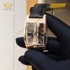 Đồng hồ Corum Golden Bridge vàng hồng mặt số đen lộ cơ
