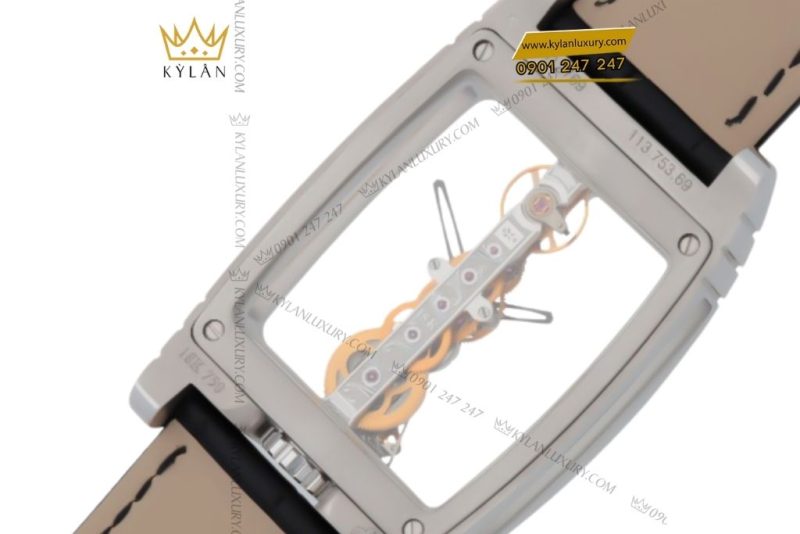 Đồng hồ Corum Golden Bridge 113.753.69/0001 vàng trắng lộ cơ