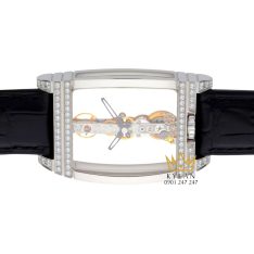 Đồng hồ Corum Golden Bridge 113.753.69/0001 vàng trắng lộ cơ