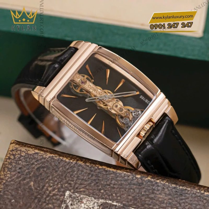 Đồng hồ Corum Golden Bridge 113.770.55/0001 GNO1 vàng hồng lộ cơ