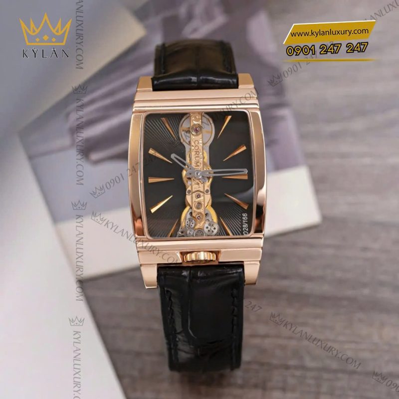 Đồng hồ Corum Golden Bridge 113.770.55/0001 GNO1 vàng hồng lộ cơ