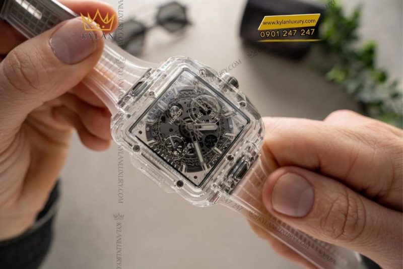 Đồng hồ Hublot Square Bang Unico Sapphire 42mm 821.JX.0120.RT