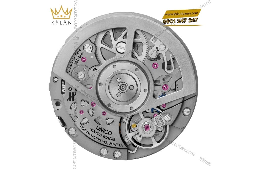 Kỳ Lân Luxury dong ho hublot square bang unico titanium 42 4 Đồng hồ Hublot Square Bang Unico Titanium 42mm 821.NX.0170.RX