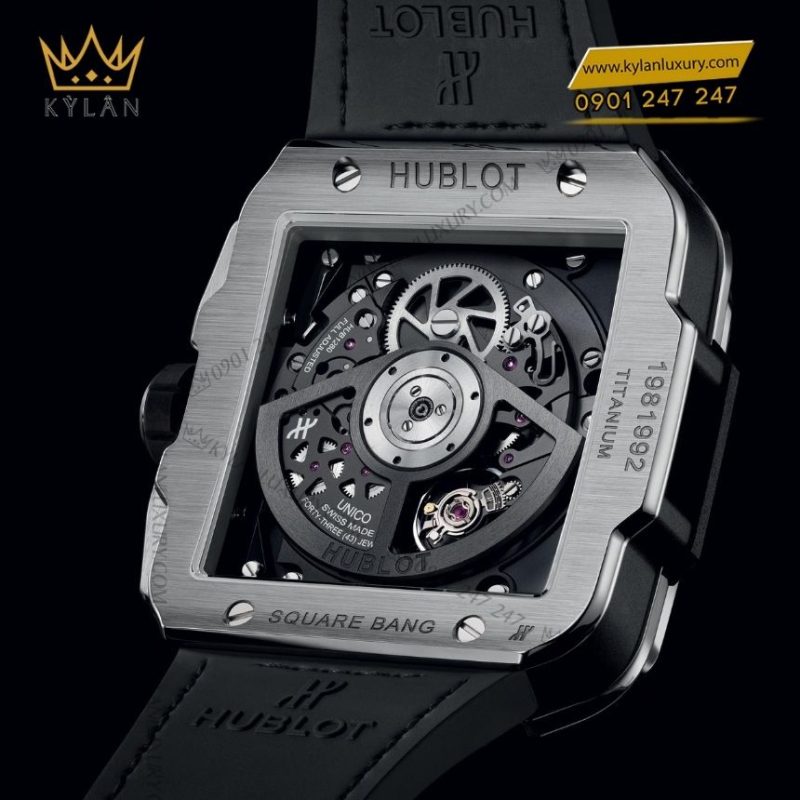 Đồng hồ Hublot Square Bang Unico Titanium Rainbow 42mm 821.NX.9017.RX.0904