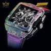 Đồng hồ Hublot Square Bang Unico Titanium Rainbow 42mm 821.NX.9017.RX.0904