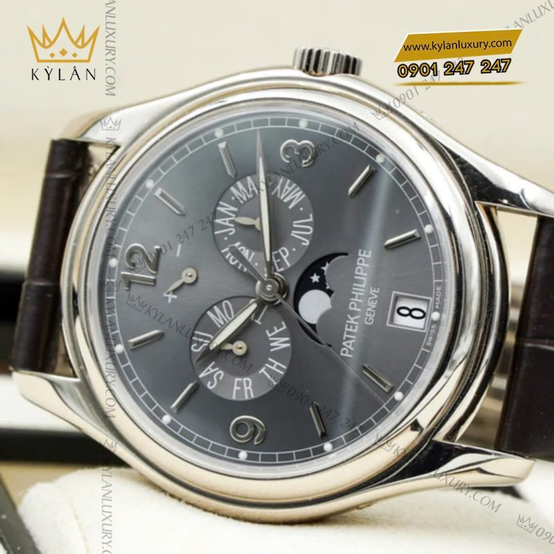 Đồng hồ Patek Philippe Complications 5146G-010 vàng trắng mặt số xám đá phiến