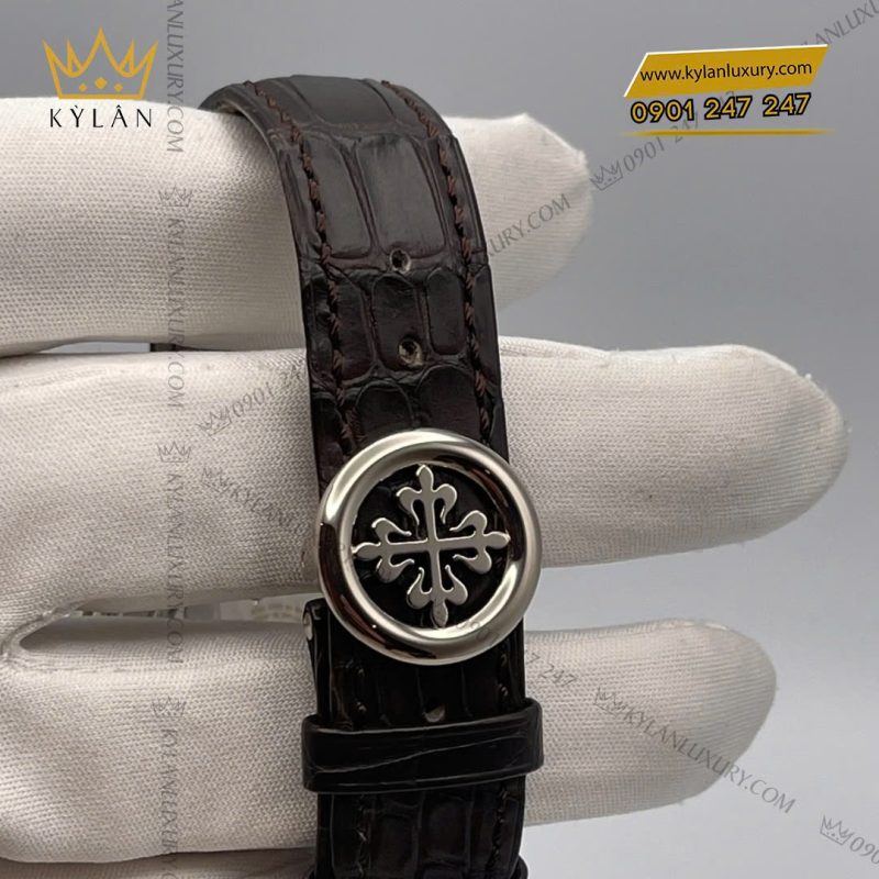 Đồng hồ Patek Philippe Complications 5146G-010 vàng trắng mặt số xám đá phiến