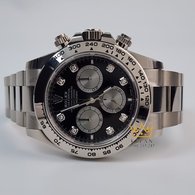 Đồng hồ Rolex Cosmograph Daytona 40 M126509-0002 vàng trắng mặt số đen