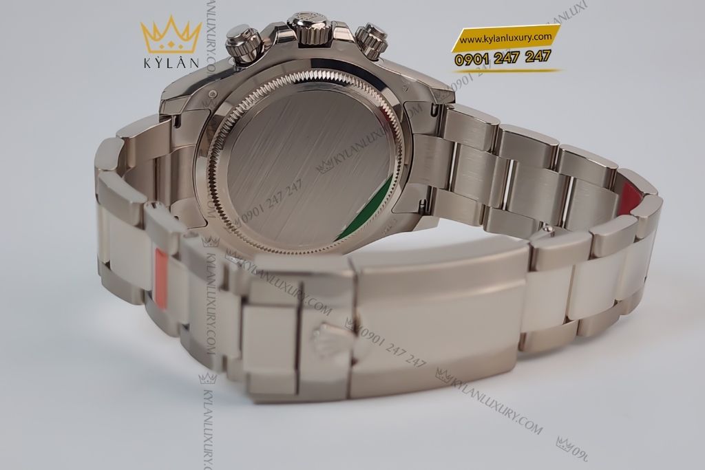 Kỳ Lân Luxury dong ho rolex cosmograph daytona 40m126509 0002 Đồng hồ Rolex Cosmograph Daytona 40 M126509-0002 vàng trắng mặt số đen