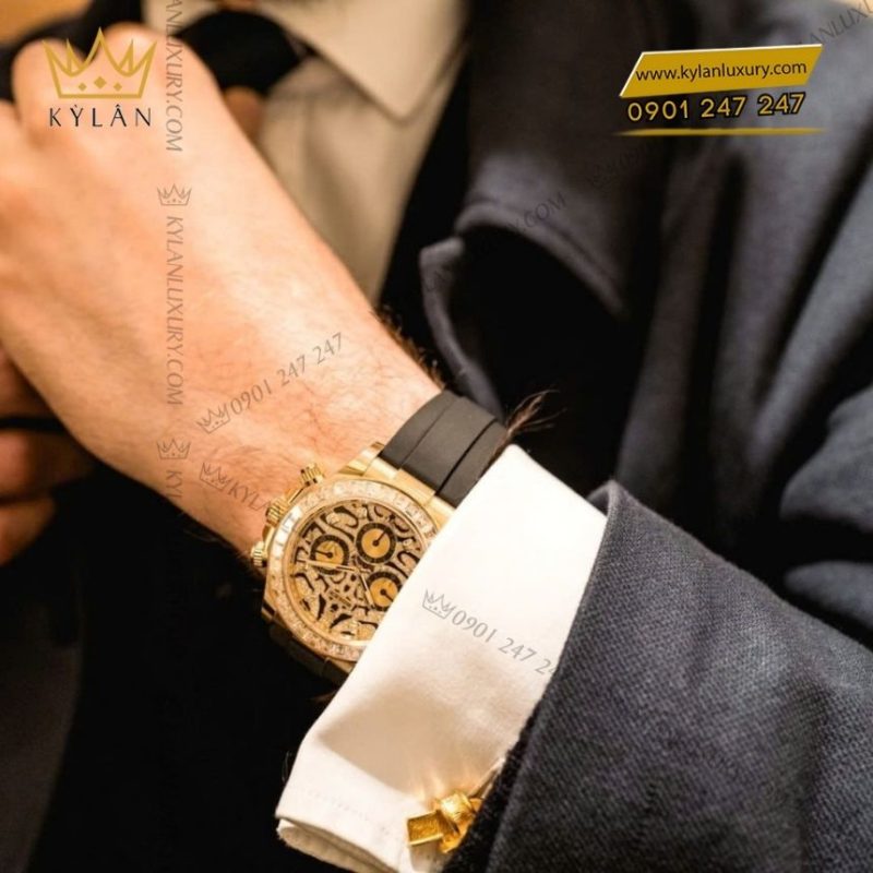 Đồng hồ Rolex Cosmograph Daytona Eye Of The Tiger 116588TBR vàng vàng 18k