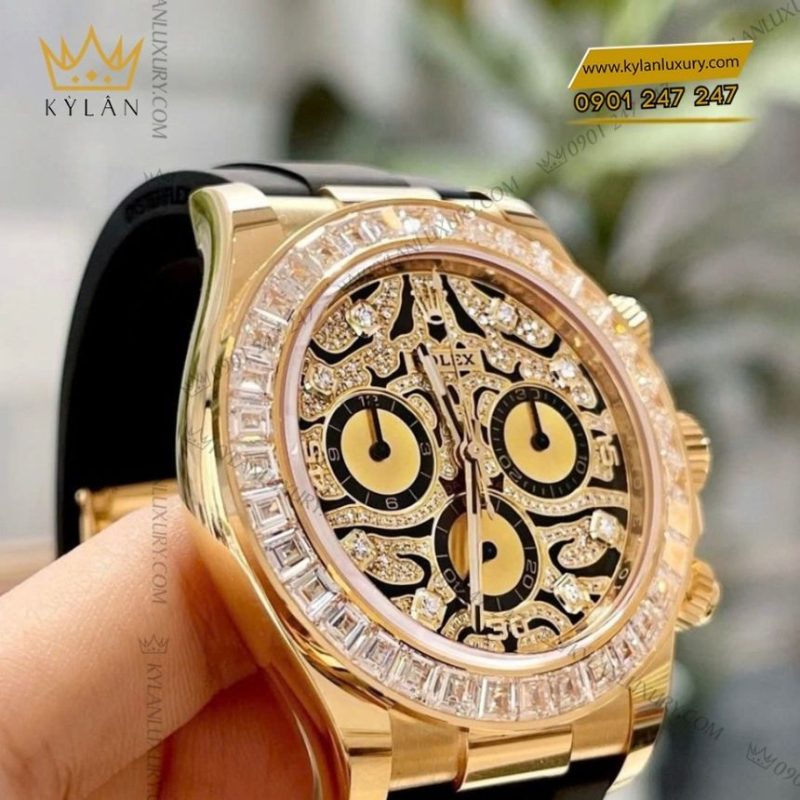 Đồng hồ Rolex Cosmograph Daytona Eye Of The Tiger 116588TBR vàng vàng 18k