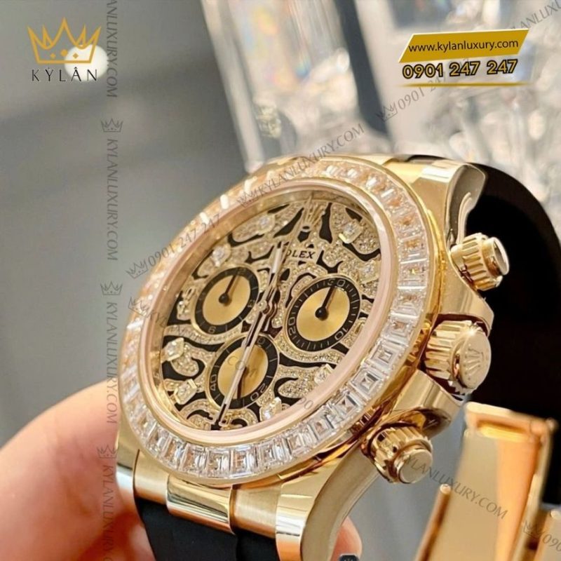Đồng hồ Rolex Cosmograph Daytona Eye Of The Tiger 116588TBR vàng vàng 18k