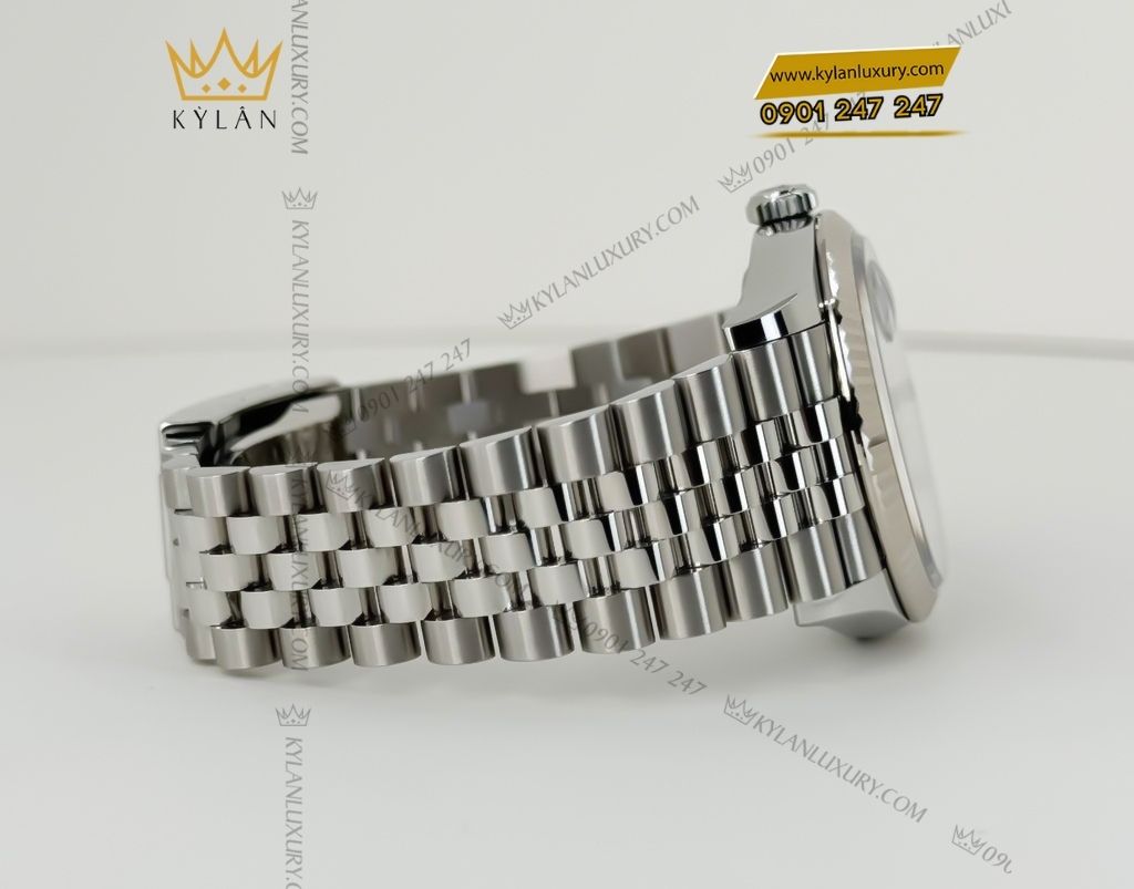 Kỳ Lân Luxury dong ho rolex datejust 36 m126234 0027 Đồng hồ Rolex Datejust 36mm M126234-0027 mặt số đen nạm kim cương