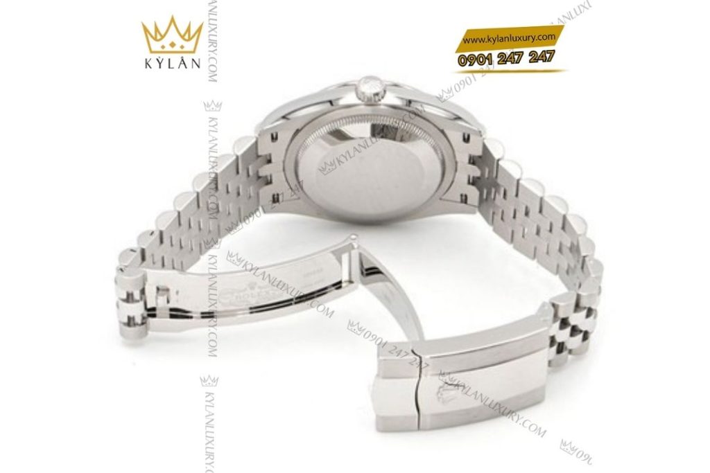 Kỳ Lân Luxury dong ho rolex datejust 36 m126234 0051 4 Đồng hồ Rolex Datejust 36mm M126234-0051 mặt số xanh bạc hà