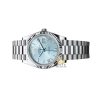 Đồng hồ Rolex Day-Date 36 M128236-0018 Bạch kim mặt số xanh băng giá