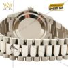 Đồng hồ Rolex Day-Date 36 M128236-0018 Bạch kim mặt số xanh băng giá