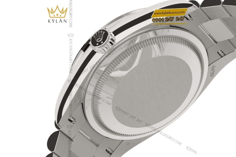 Đồng hồ Rolex Day-Date 36 M128399TBR-0029 vàng trắng mặt số hồng đính kim cương