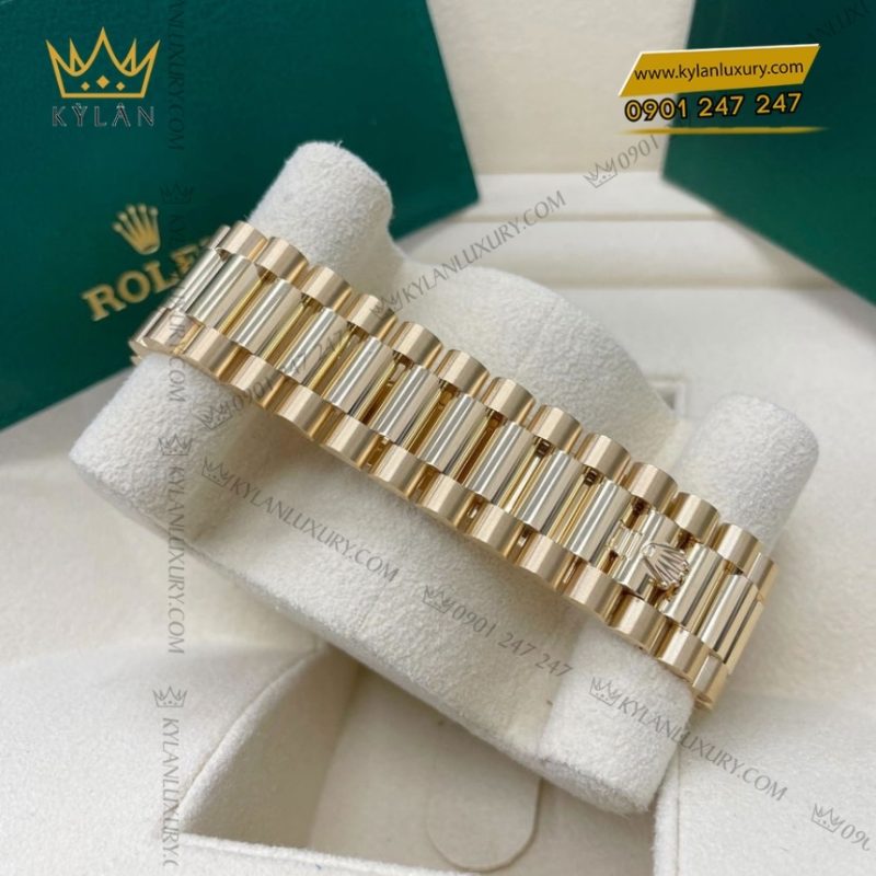 Đồng hồ Rolex Day Date 40 mặt số xanh lá ombre 228238-0069