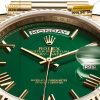 Đồng hồ Rolex Day-Date 40 M228238-0069 vàng kim 18ct mặt số xanh lá Ombré