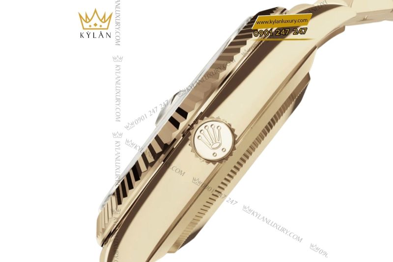 Đồng hồ Rolex Day-Date 40 M228238-0069 vàng kim 18ct mặt số xanh lá Ombré