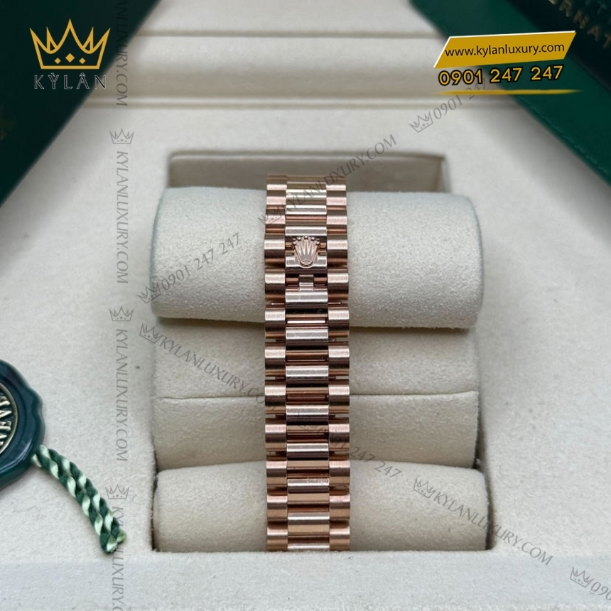 Kỳ Lân Luxury dong ho rolex lady datejust 28 279135rbr 0001 4 Đồng hồ Rolex Lady Datejust chocolate cọc số sao 279135RBR-0001