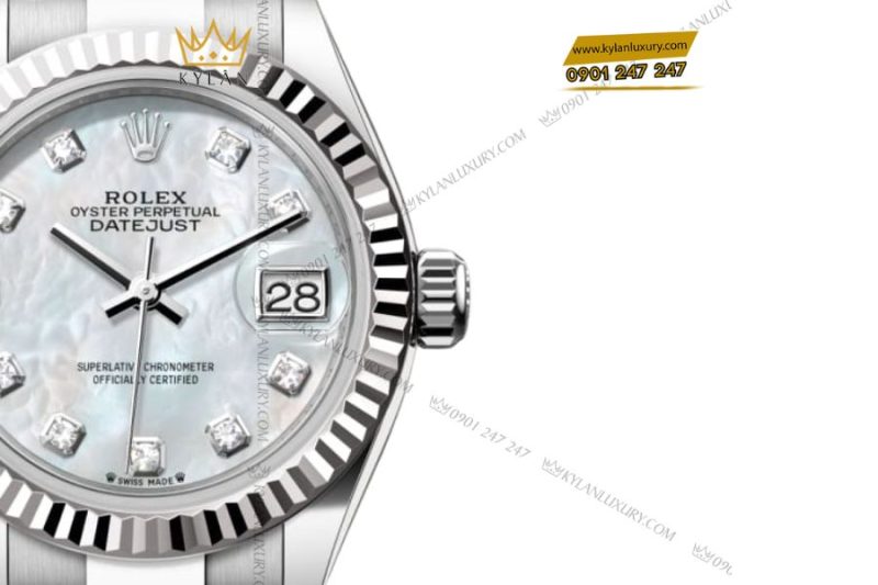 Đồng hồ Rolex Lady-Datejust 31 M279174-0010 vàng trắng mặt số xà cừ