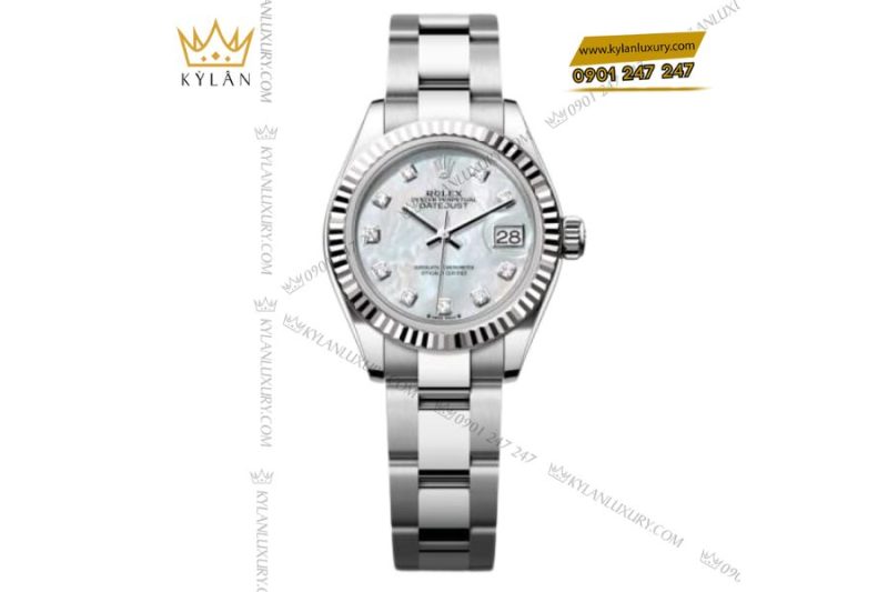 Đồng hồ Rolex Lady-Datejust 31 M279174-0010 vàng trắng mặt số xà cừ