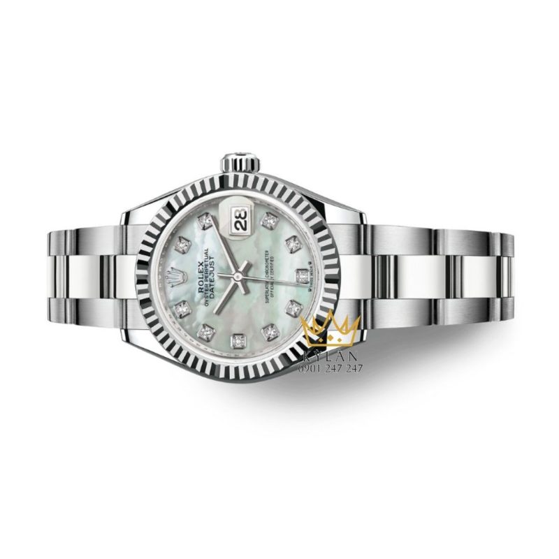 Đồng hồ Rolex Lady-Datejust 31 M279174-0010 vàng trắng mặt số xà cừ