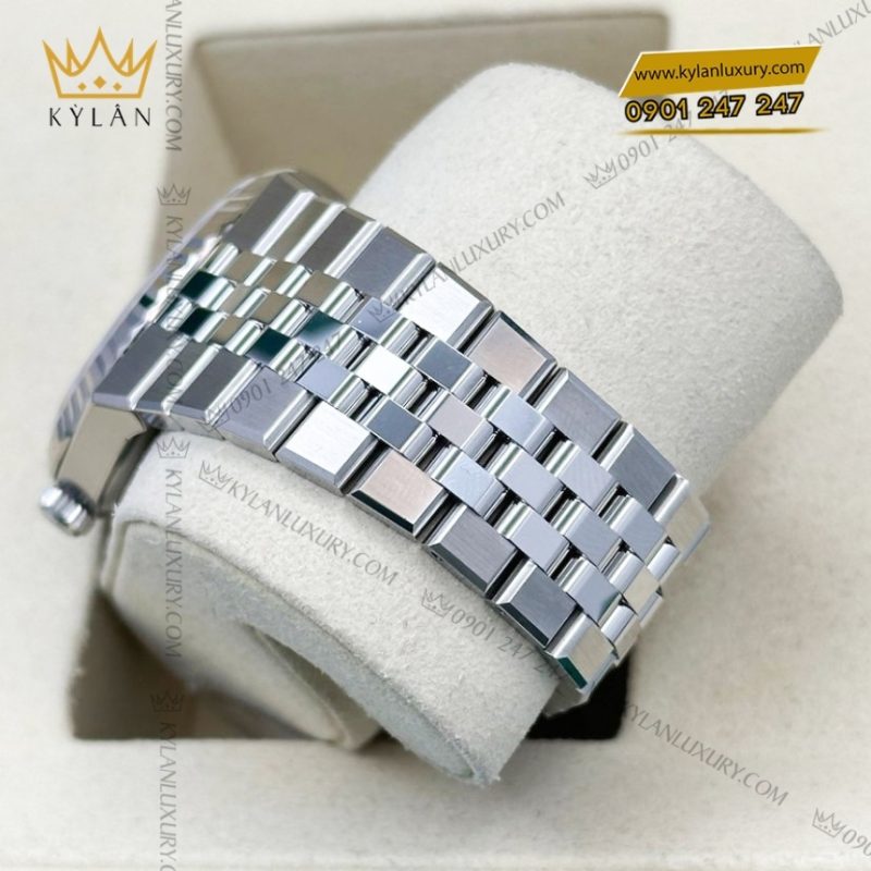 Đồng hồ Rolex Land Dweller 36 127234-0001 trắng họa tiết tổ ong