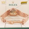 Đồng hồ Rolex Land Dweller 36 vàng hồng vành kim 127285TBR-0002