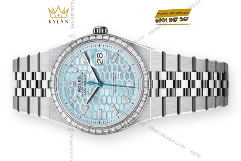 Đồng hồ Rolex Land-Dweller 36 m127286tbr-0001 bạch kim nạm kim cương