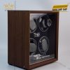Hộp xoay đồng hồ gỗ cao cấp 4 ngăn xoay