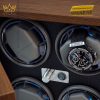 Hộp xoay đồng hồ gỗ cao cấp 4 ngăn xoay
