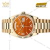 Đồng hồ Rolex Day-Date 36 128238-0088 mặt số đá Carnelian