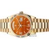 Đồng hồ Rolex Day-Date 36 128238-0088 mặt số đá Carnelian
